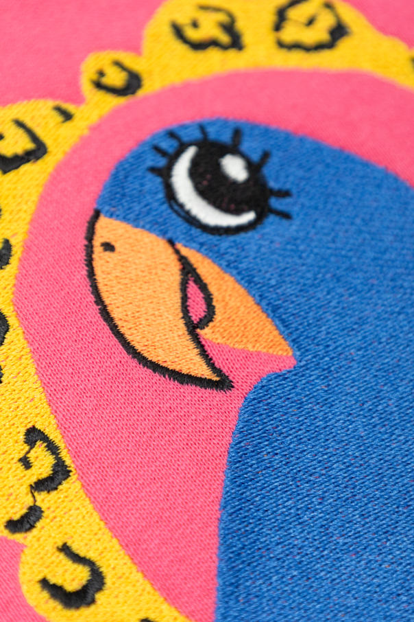 Mini Rodini Sweatshirt with a parrot motif
